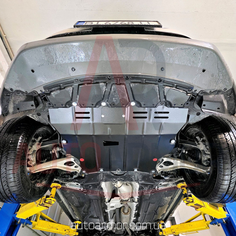Защита двигателя Mitsubishi Outlander IV (2021+) Двигатель: все, [защищает Двигатель и КПП] - ТИТАН