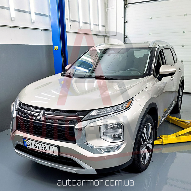 Защита двигателя Mitsubishi Outlander IV (2021+) Двигатель: все, [защищает Двигатель и КПП] - ТИТАН