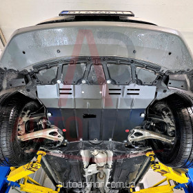 Защита двигателя Nissan Rogue III (2020+) Двигатель: все, [защищает Двигатель и КПП] - ТИТАН