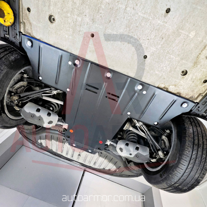 Захист двигуна Volkswagen ID.6 (2021+) Двигун: всі, [захищає Двигун Задній] - ТИТАН (Є на складі, 2мм!)