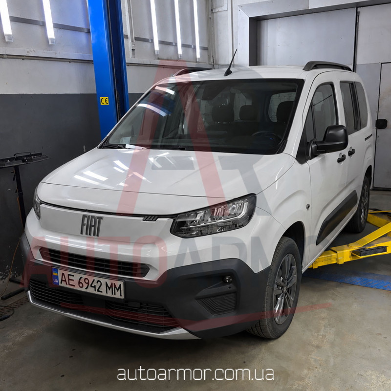 Захист двигуна Fiat Doblo III (K9) (2022+) Двигун: всі, [захищає Двигун та КПП] - ТИТАН (Є на складі, 2мм!)