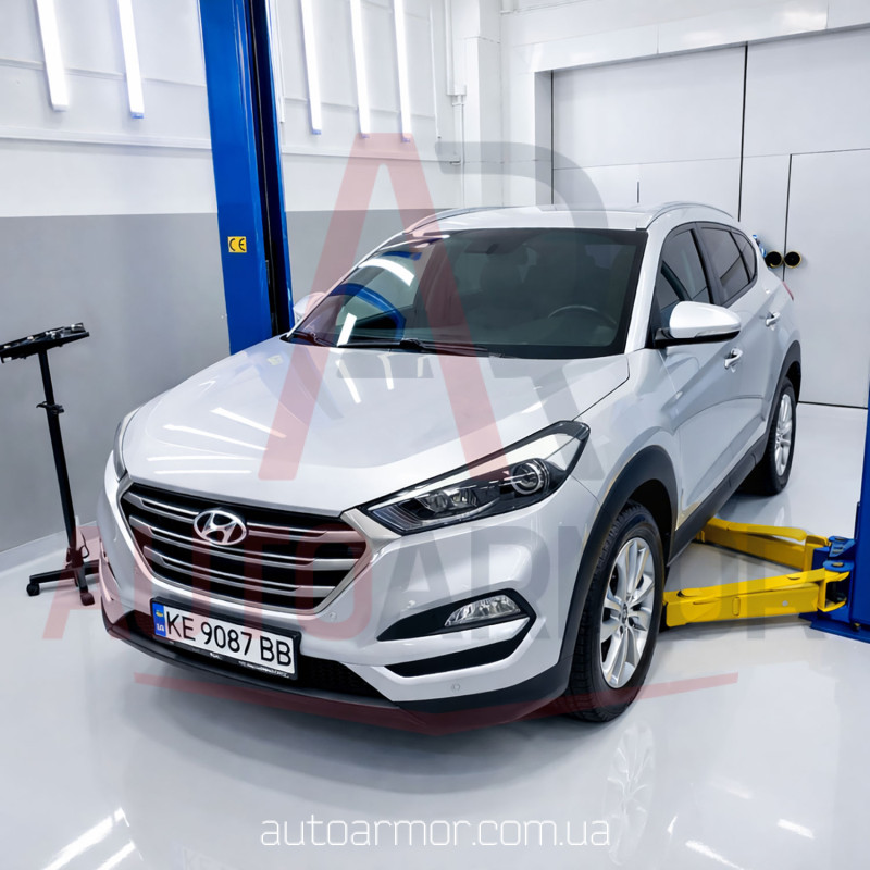 Защита двигателя Hyundai Tucson III (TL) (2015-2022) вместо пыльника Двигатель: 1.7L, [защищает Радиатор, Двигатель, КПП] - ТИТАН