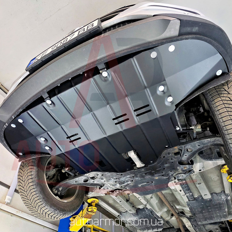 Защита двигателя Hyundai Tucson III (TL) (2015-2022) вместо пыльника Двигатель: 1.7L, [защищает Радиатор, Двигатель, КПП] - ТИТАН