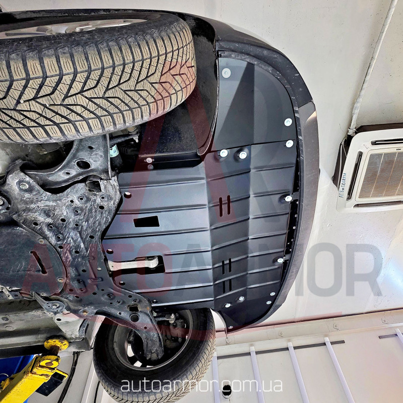 Защита двигателя Hyundai Tucson III (TL) (2015-2022) вместо пыльника Двигатель: 1.7L, [защищает Радиатор, Двигатель, КПП] - ТИТАН