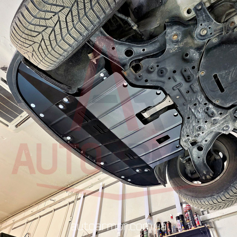 Защита двигателя Hyundai Tucson III (TL) (2015-2022) вместо пыльника Двигатель: 1.7L, [защищает Радиатор, Двигатель, КПП] - ТИТАН