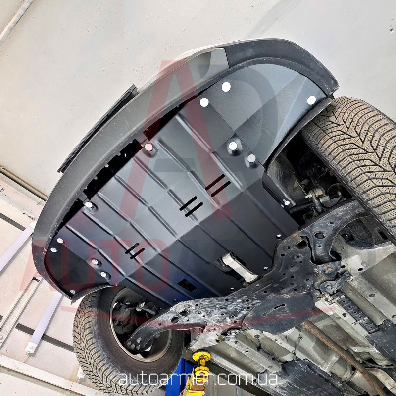 Защита двигателя Hyundai Tucson III (TL) (2015-2022) вместо пыльника Двигатель: 1.7L, [защищает Радиатор, Двигатель, КПП] - ТИТАН
