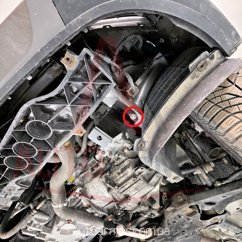 Защита двигателя Hyundai Tucson III (TL) (2015-2022) вместо пыльника Двигатель: 1.7L, [защищает Радиатор, Двигатель, КПП] - ТИТАН