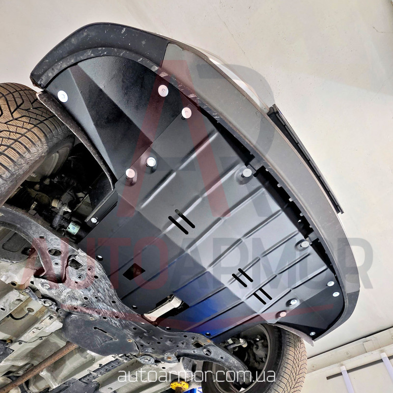 Защита двигателя Hyundai Tucson III (TL) (2015-2022) вместо пыльника Двигатель: 1.7L, [защищает Радиатор, Двигатель, КПП] - ТИТАН