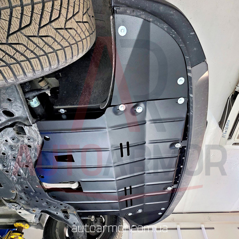 Защита двигателя Hyundai Tucson III (TL) (2015-2022) вместо пыльника Двигатель: 1.7L, [защищает Радиатор, Двигатель, КПП] - ТИТАН