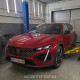Защита двигателя Peugeot 408 (P54) (2022+) Двигатель: все, [защищает Двигатель и КПП] - ТИТАН (Є на складі, 2мм!)