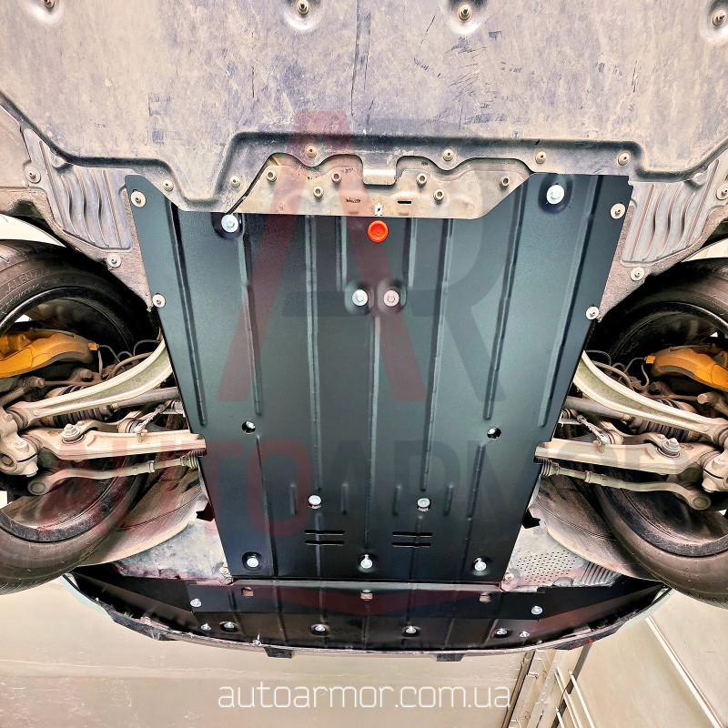 Захист двигуна Audi Q8 E-tron (2018+) Двигун всі, [захищає Радіатор, Двигун Передній] - ТИТАН