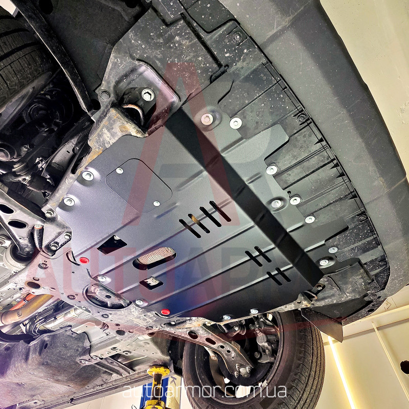 Захист двигуна Honda CR-V VI (2022+) замість пильовика Двигун: Hybrid, [захищає Радіатор, Двигун, КПП] - ТИТАН