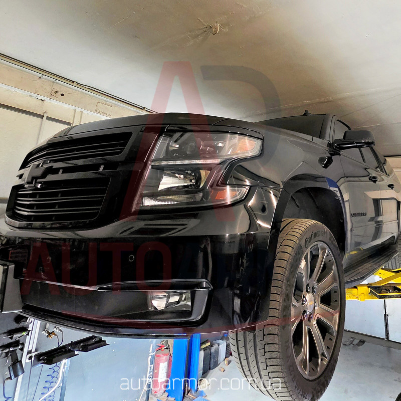 Захист двигуна Chevrolet Suburban XI K2XX (2015–2020) Двигун: всі, [захищає Радіатор, Двигун, КПП, Роздатка] – ТИТАН