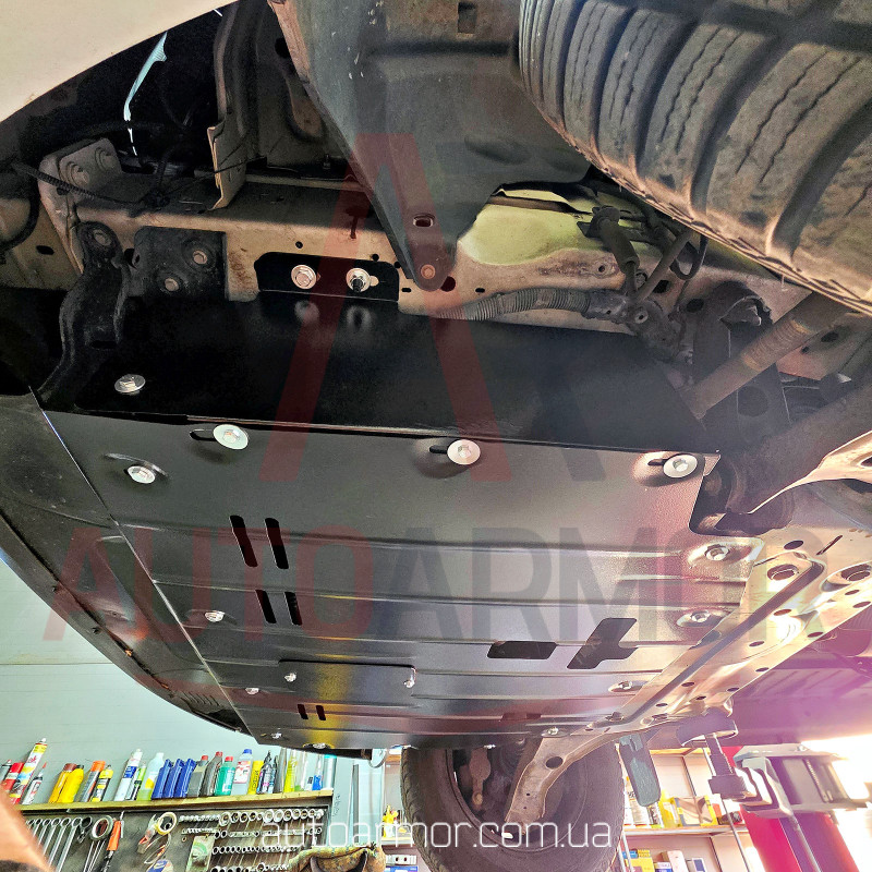 Захист двигуна Ford Custom I FL (2019-2023) Двигун: 2.0L, [захищає Радіатор, Двигун, КПП] - ТИТАН