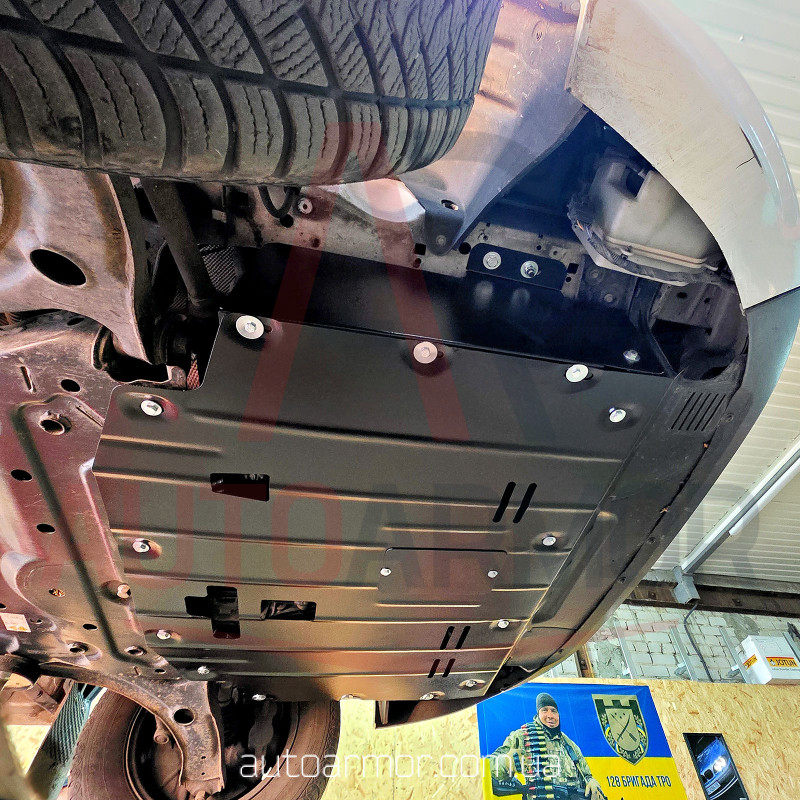 Захист двигуна Ford Custom I FL (2019-2023) Двигун: 2.0L, [захищає Радіатор, Двигун, КПП] - ТИТАН