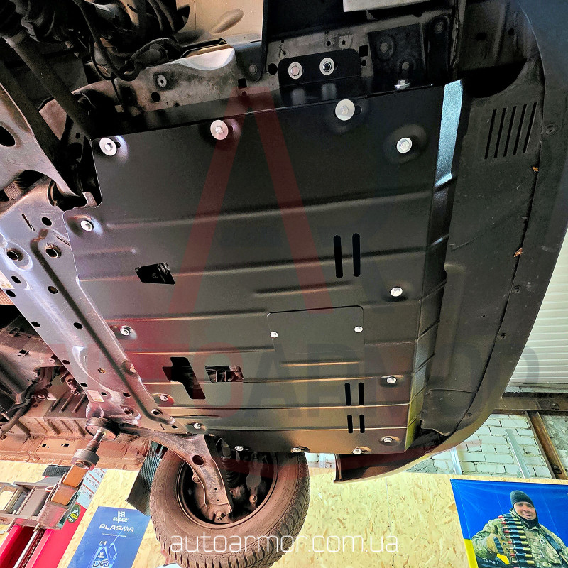 Захист двигуна Ford Custom I FL (2019-2023) Двигун: 2.0L, [захищає Радіатор, Двигун, КПП] - ТИТАН