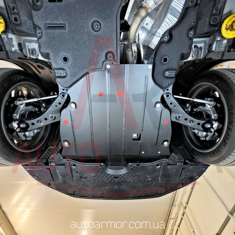 Защита двигателя Lexus RX V (RX450h+) (2023+) вместо пыльника Двигатель: 2.5L, [защищает Двигатель, КПП] - ТИТАН