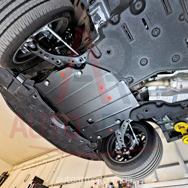 Защита двигателя Lexus RX V (RX450h+) (2023+) вместо пыльника Двигатель: 2.5L, [защищает Двигатель, КПП] - ТИТАН
