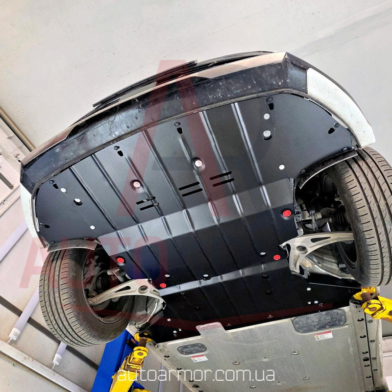Захист двигуна Kia Niro II (SG2) (2021+) Electric Двигун: всі, [захищає Радіатор, Двигун, КПП] - ТИТАН