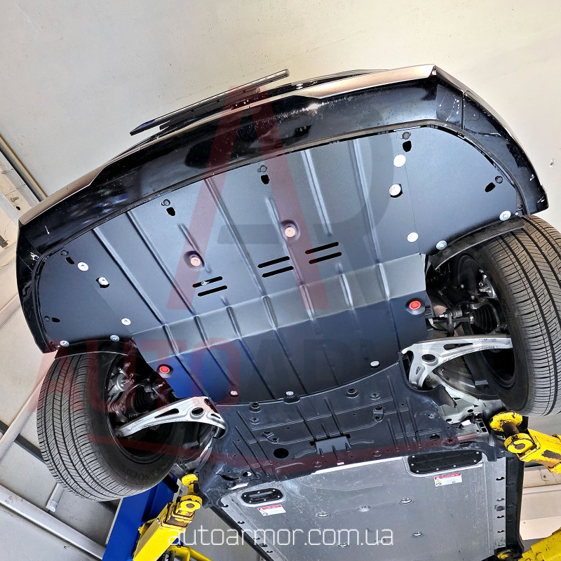 Захист двигуна Kia Niro II (SG2) (2021+) Electric Двигун: всі, [захищає Радіатор, Двигун, КПП] - ТИТАН