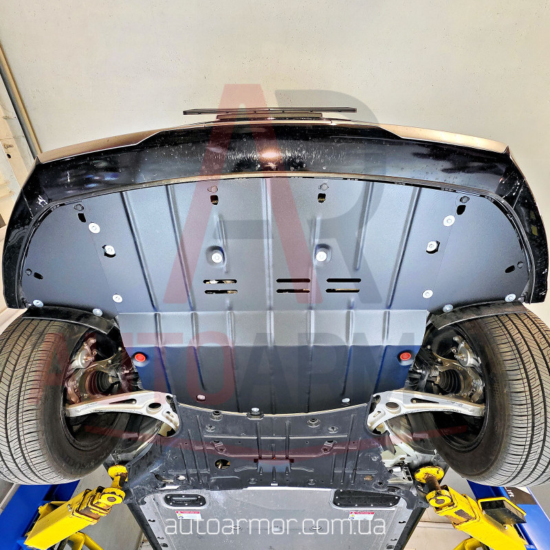 Захист двигуна Kia Niro II (SG2) (2021+) Electric Двигун: всі, [захищає Радіатор, Двигун, КПП] - ТИТАН