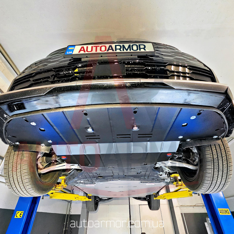 Захист двигуна Kia Niro II (SG2) (2021+) Electric Двигун: всі, [захищає Радіатор, Двигун, КПП] - ТИТАН