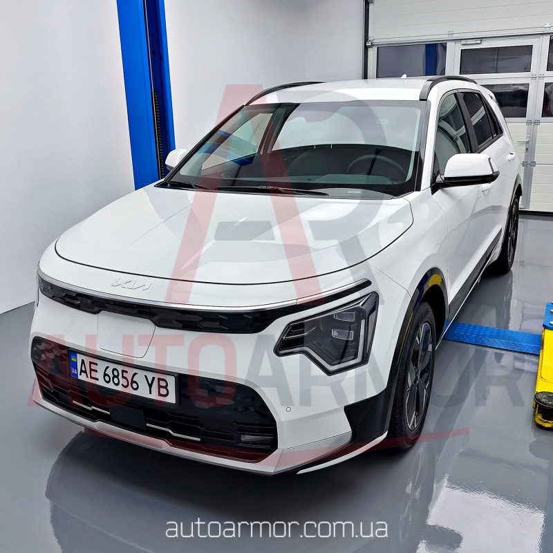 Захист двигуна Kia Niro II (SG2) (2021+) Electric Двигун: всі, [захищає Роз'єми Батареї] - ТИТАН