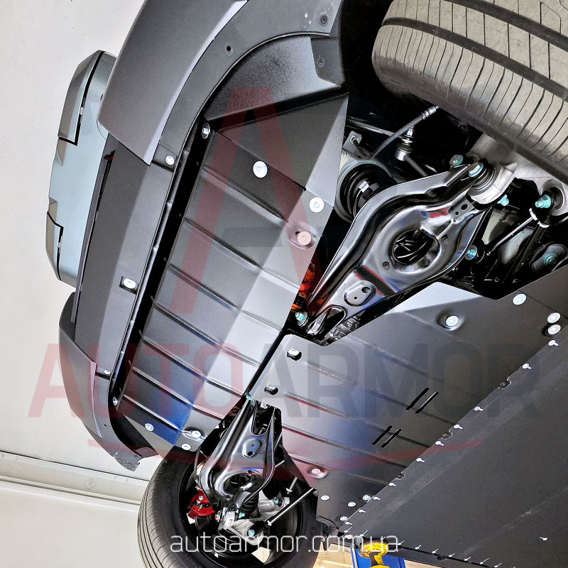 Захист двигуна BYD Leopard 3 (Fang Cheng Bao, Ti03 / Tai 3 / Titanium 3, 2024+) 4WD Двигун: всі, [захищає Двигун Задній] - ТИТАН
