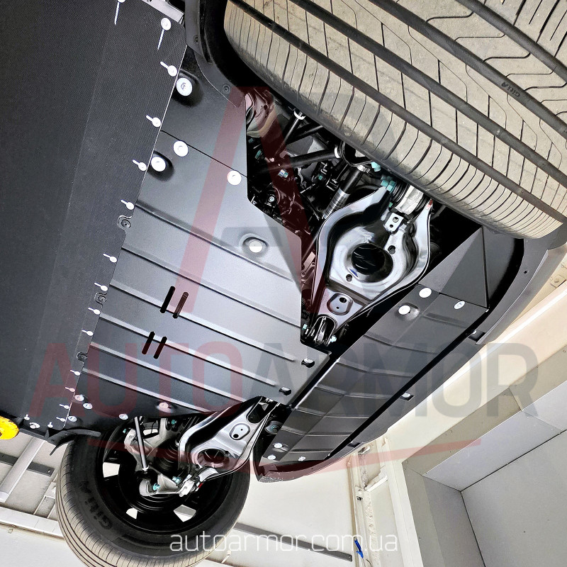 Захист двигуна BYD Leopard 3 (Fang Cheng Bao, Ti03 / Tai 3 / Titanium 3, 2024+) 4WD Двигун: всі, [захищає Двигун Задній] - ТИТАН