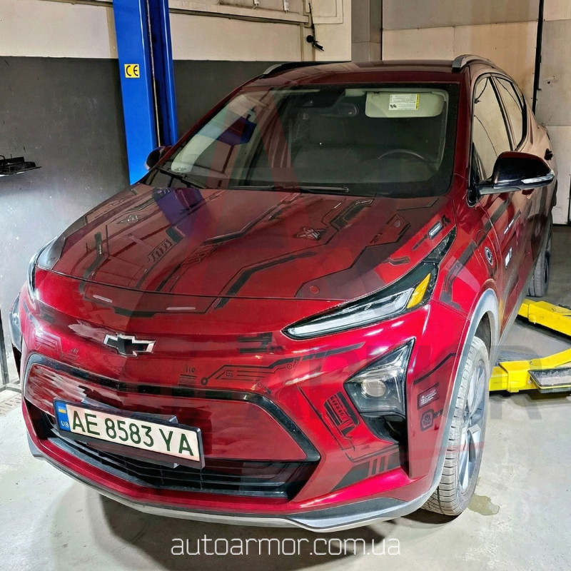 Захист двигуна Chevrolet Bolt EUV (2021-2023) Двигун: всі, [захищає Радіатор, Двигун, КПП] - ТИТАН