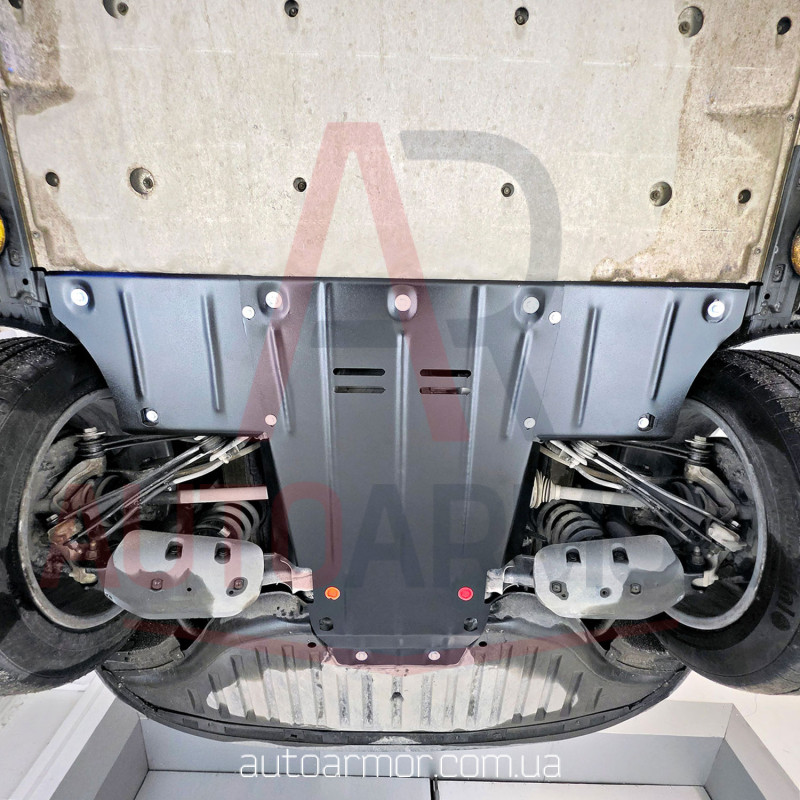 Захист двигуна Audi Q4 E-tron (2021+) Двигун: всі, [захищає Двигун Задній] - ТИТАН (Є на складі, 2мм!)