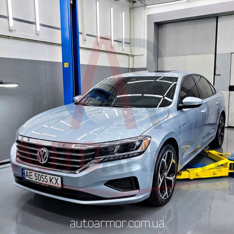 Захист двигуна Volkswagen Passat NMS II (2019-2022) Двигун: всі, [захищає Двигун та КПП] - ТИТАН (Є на складі, 2мм!)