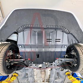Захист двигуна Volkswagen Passat NMS II (2019-2022) Двигун: всі, [захищає Двигун та КПП] - ТИТАН (Є на складі, 2мм!)