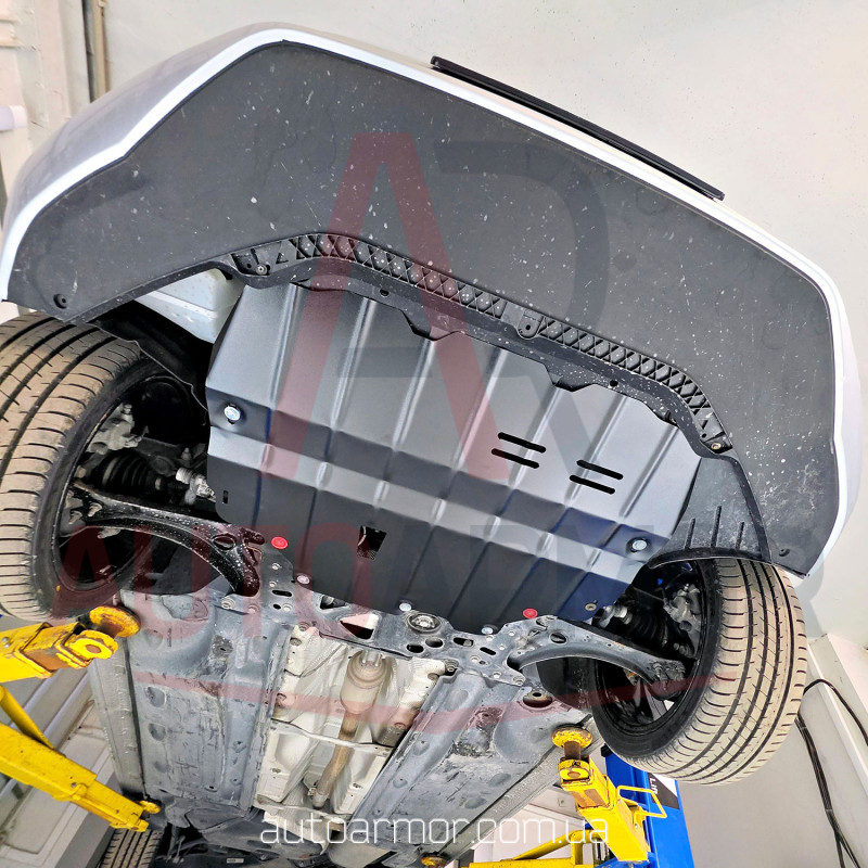 Захист двигуна Volkswagen Passat NMS II (2019-2022) Двигун: всі, [захищає Двигун та КПП] - ТИТАН (Є на складі, 2мм!)
