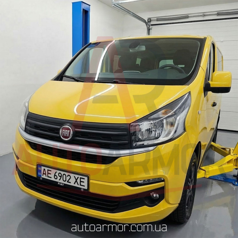 Захист двигуна Fiat Talento II (2016-2020) з бок. крилами Двигун: всі, [захищає Радіатор, Двигун, КПП] - ТИТАН (Є на складі, 2мм!)