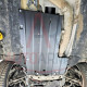 Захист двигуна BMW 7 Series F01/F02 (2008-2015) 2WD Двигун: 3.0L та меньше, [захищає Двигун та КПП] - ТИТАН
