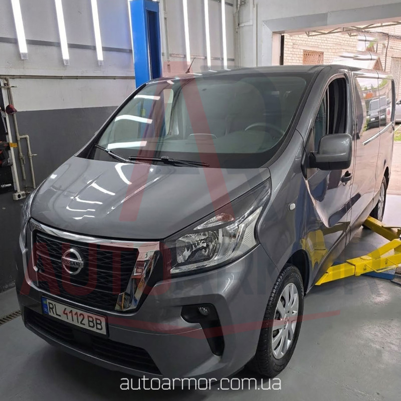 Захист двигуна Nissan Primastar II (2021+) з бок. крилами Двигун: всі, [захищає Радіатор, Двигун, КПП] - ТИТАН (Є на складі, 2мм!)