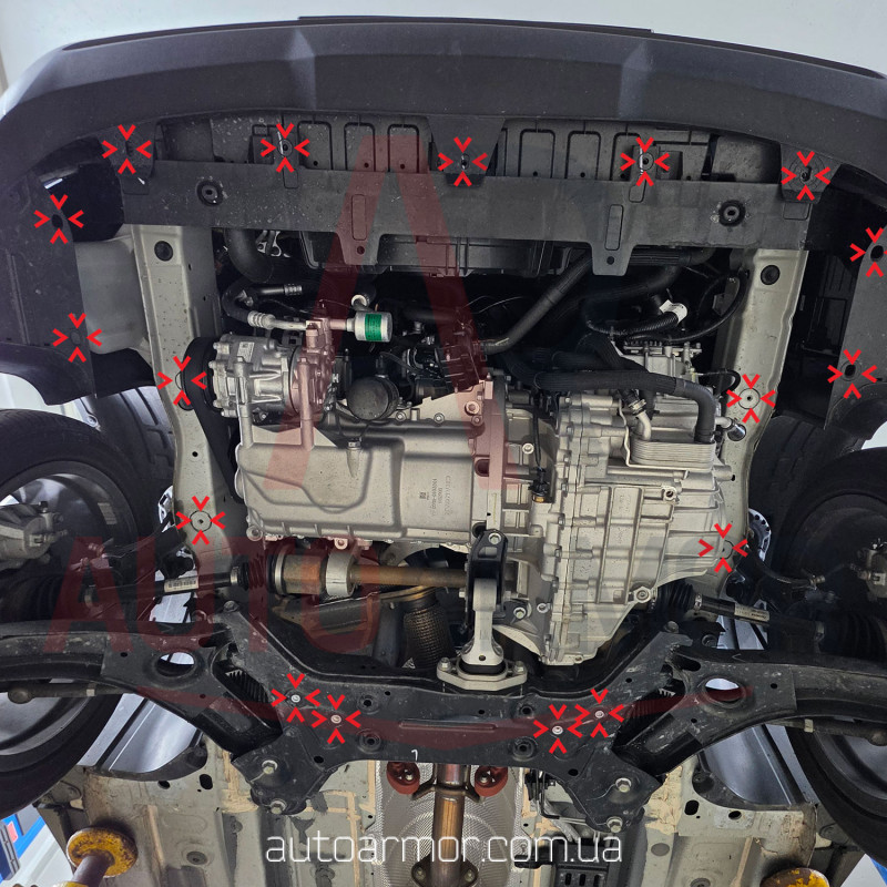 Захист двигуна Changan CS 35 PLUS (2021+) Двигун: 1.5L, [захищає Двигун та КПП] - ТИТАН