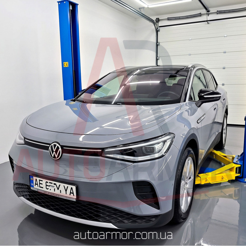 Захист двигуна Volkswagen ID.4 (2021+) Двигун: всі, [захищає Двигун Задній] - ТИТАН (Є на складі, 2мм!)